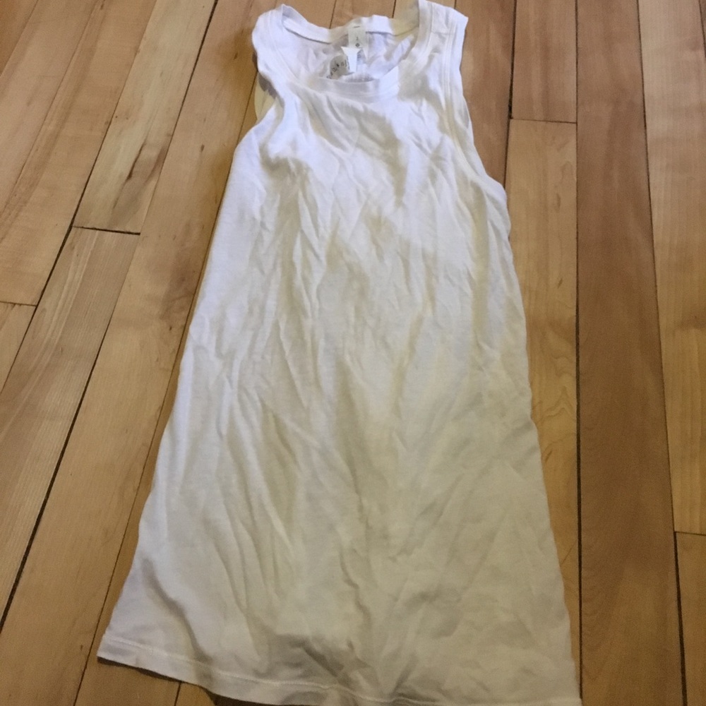 Lululemon white crossback tank top